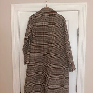 Women's Plaid Long Coat
